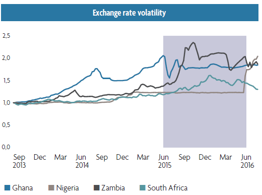Exchange rate volatility